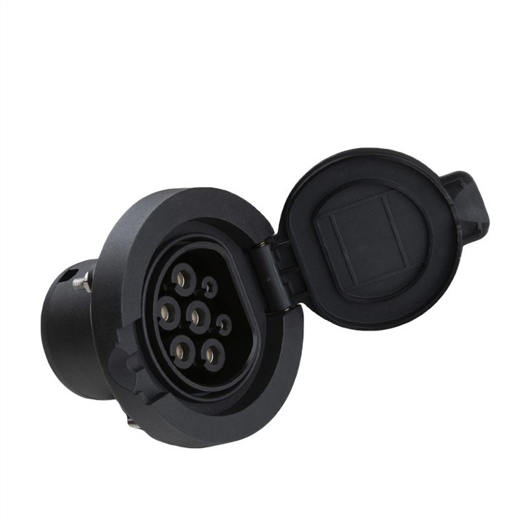 2 level 2 charger outlet 32A 63A ev charging station socket