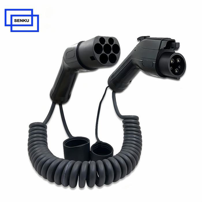 Type 2 to Type 1 EV Charging Cable 16A
